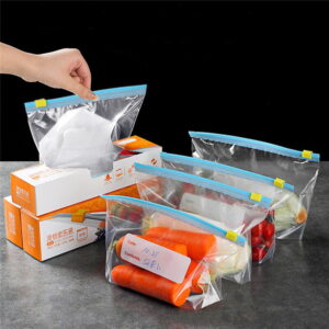 clear ziplock bags for food, slider bags